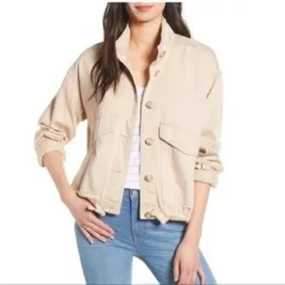 Madewell Beachmont Jacket Avalon Pink Size XL NEW